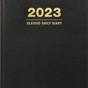 2023 Professional Hardcover Daily Journal and Planner - 7-3/4 x 12